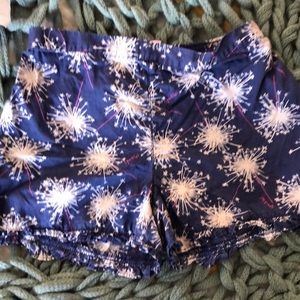 Lilly Pulitzer girls sparkle shorts size XL